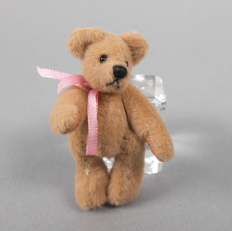 Tan Velvet 2 inch Bear